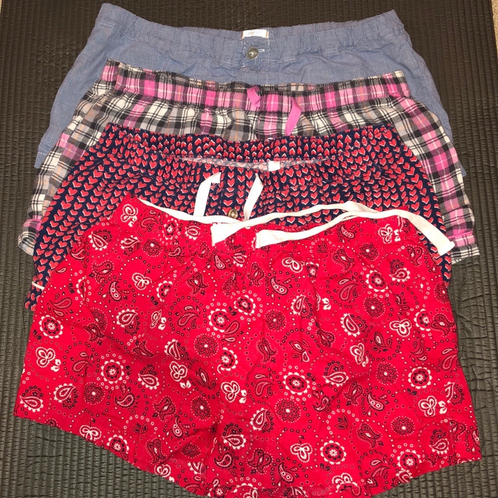 Lot Of 4 Women’s Boxer Shorts